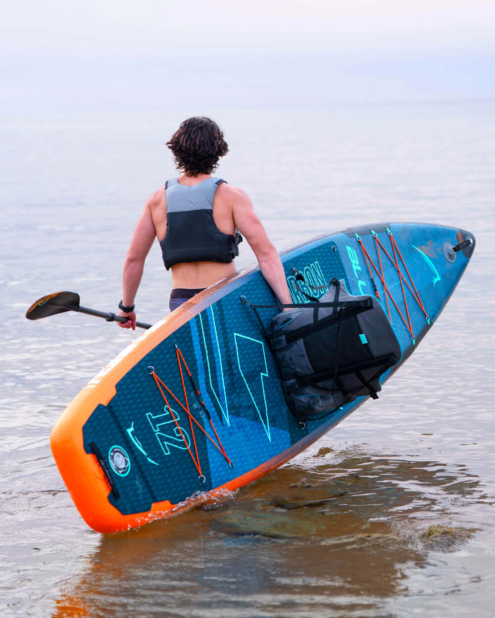 Orange Carbon 12' Premium Inflatable Paddleboard - Image 6