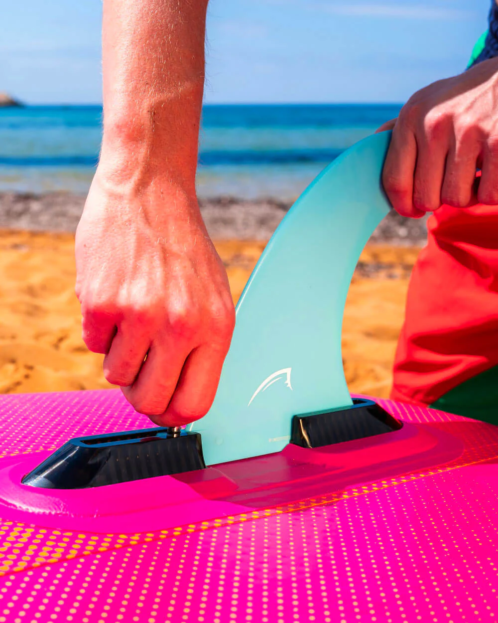 Pink Coral Compact Lite 10' Inflatable SUP Paddleboard - Image 4